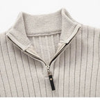 ZERMATT High Collar Half Zip Sweater