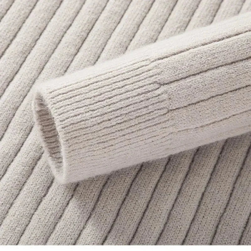 ZERMATT High Collar Half Zip Sweater