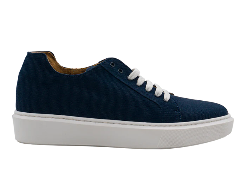 Amalfi — Sneakers Rialzate 6 Cm Blu Da Uomo