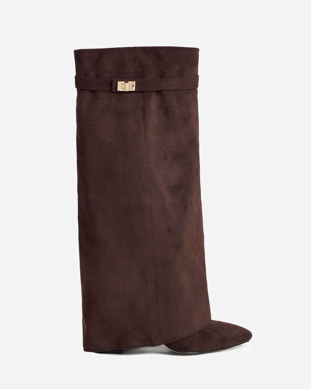 Lavista Suede Knee-High Boots - Dark Brown