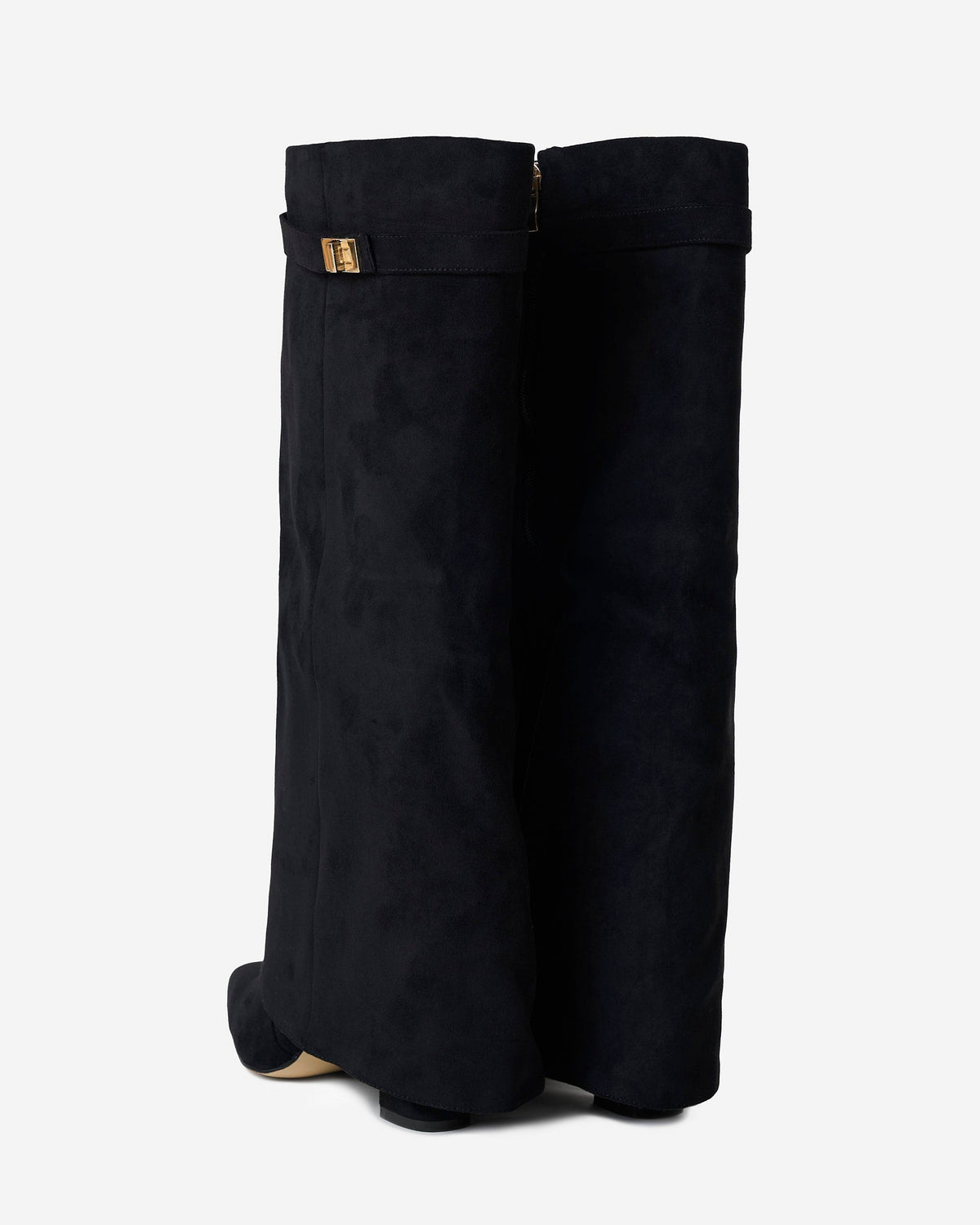 Lavista Suede Knee-High Boots - Black