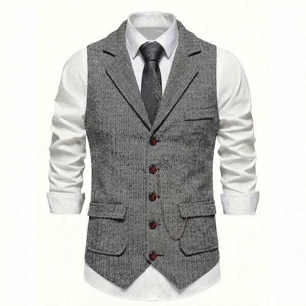 Grey Lancaster waistcoat