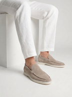 Light Grey Yacht Loafers
