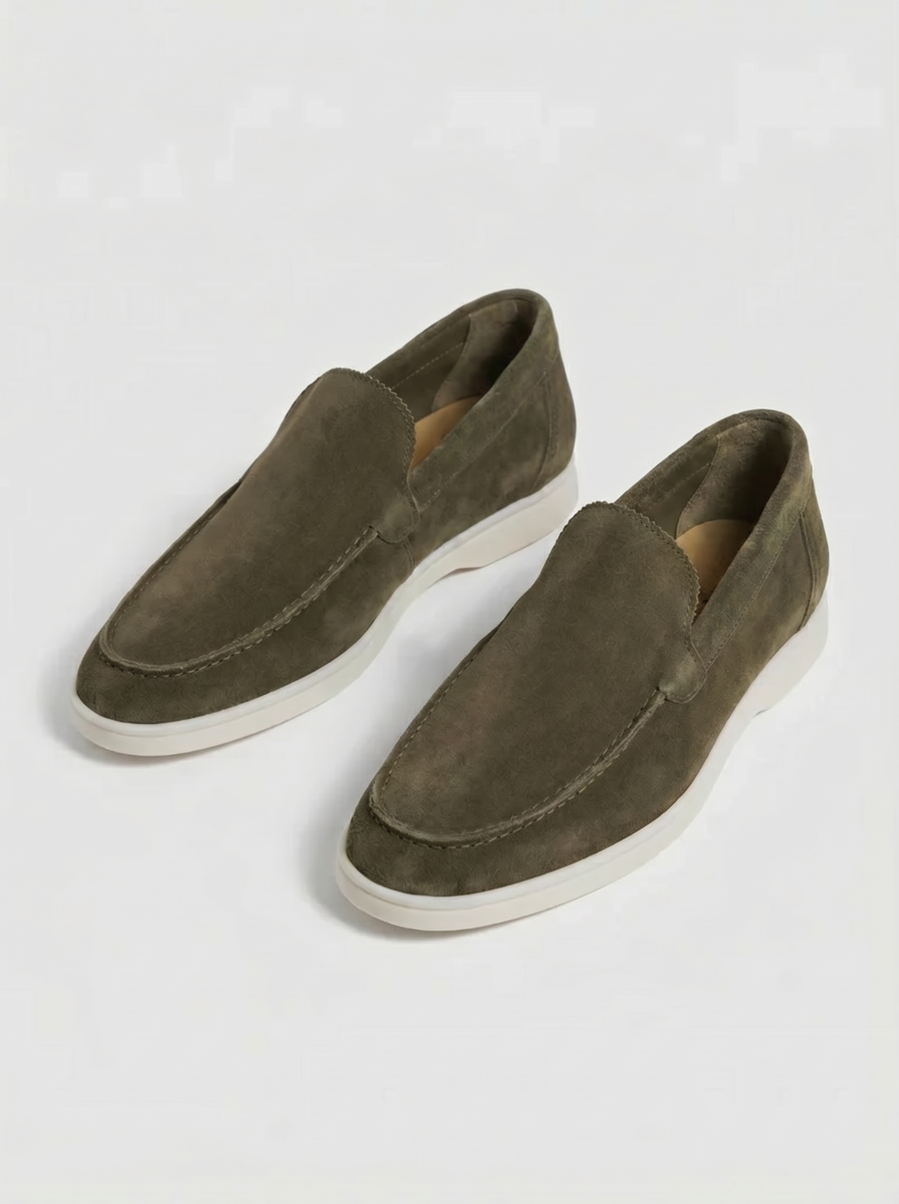 Olive Yacht Loafers