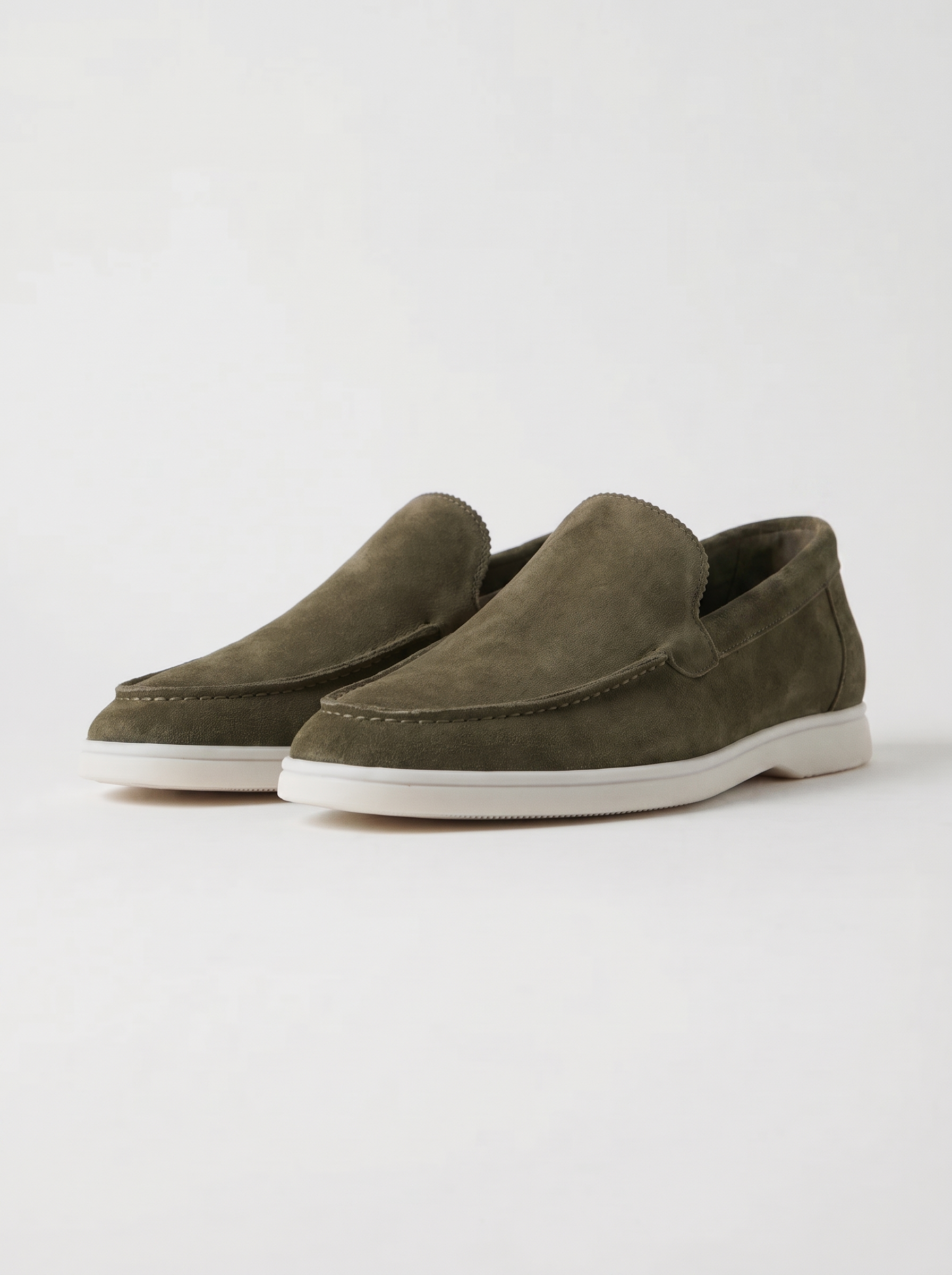 Olive Yacht Loafers