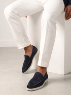Navy Yacht Loafers
