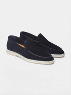 Navy Yacht Loafers