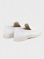 White Yacht Loafers