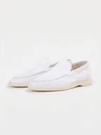 White Yacht Loafers