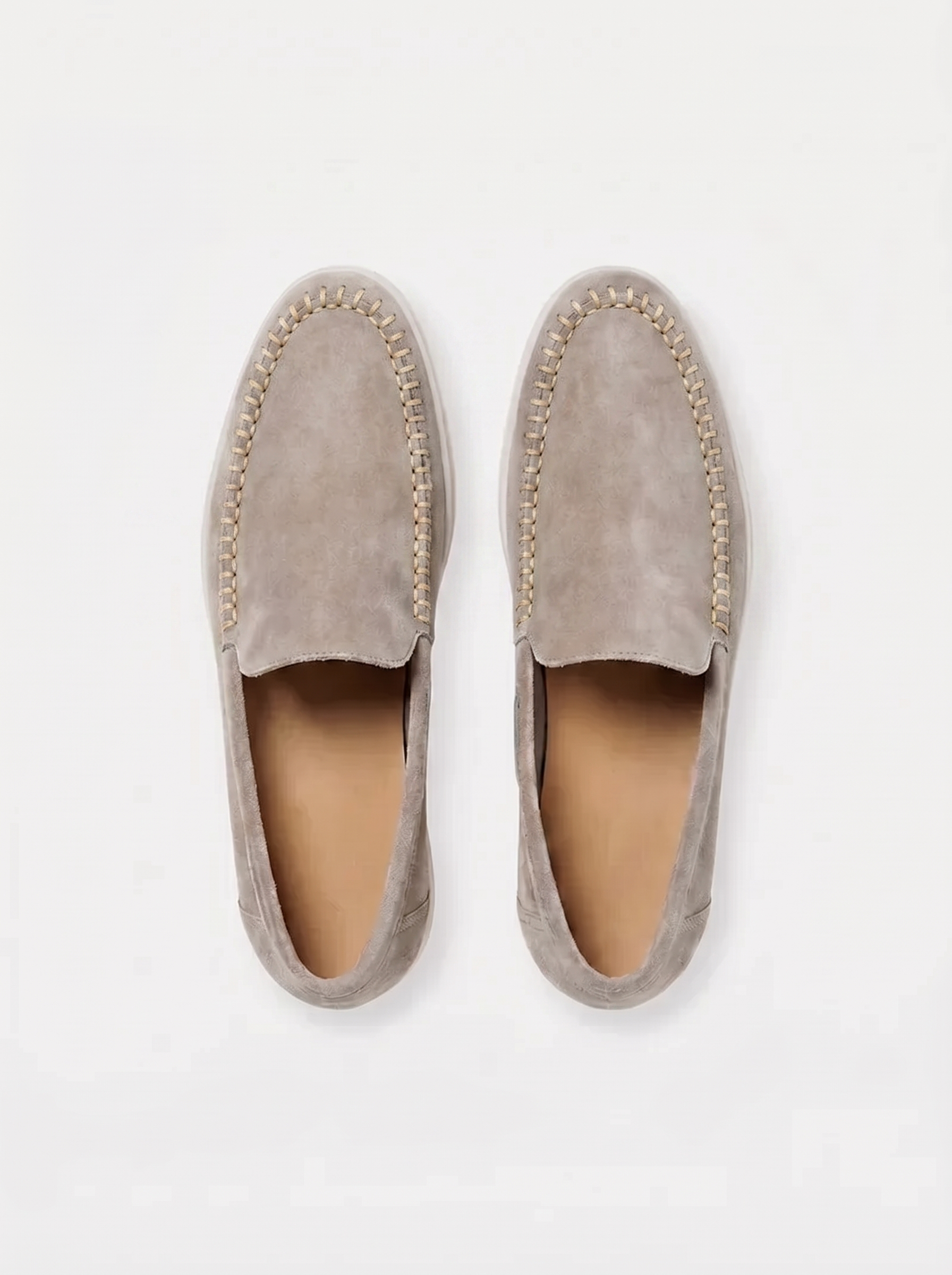 Light Grey Giorno Loafers
