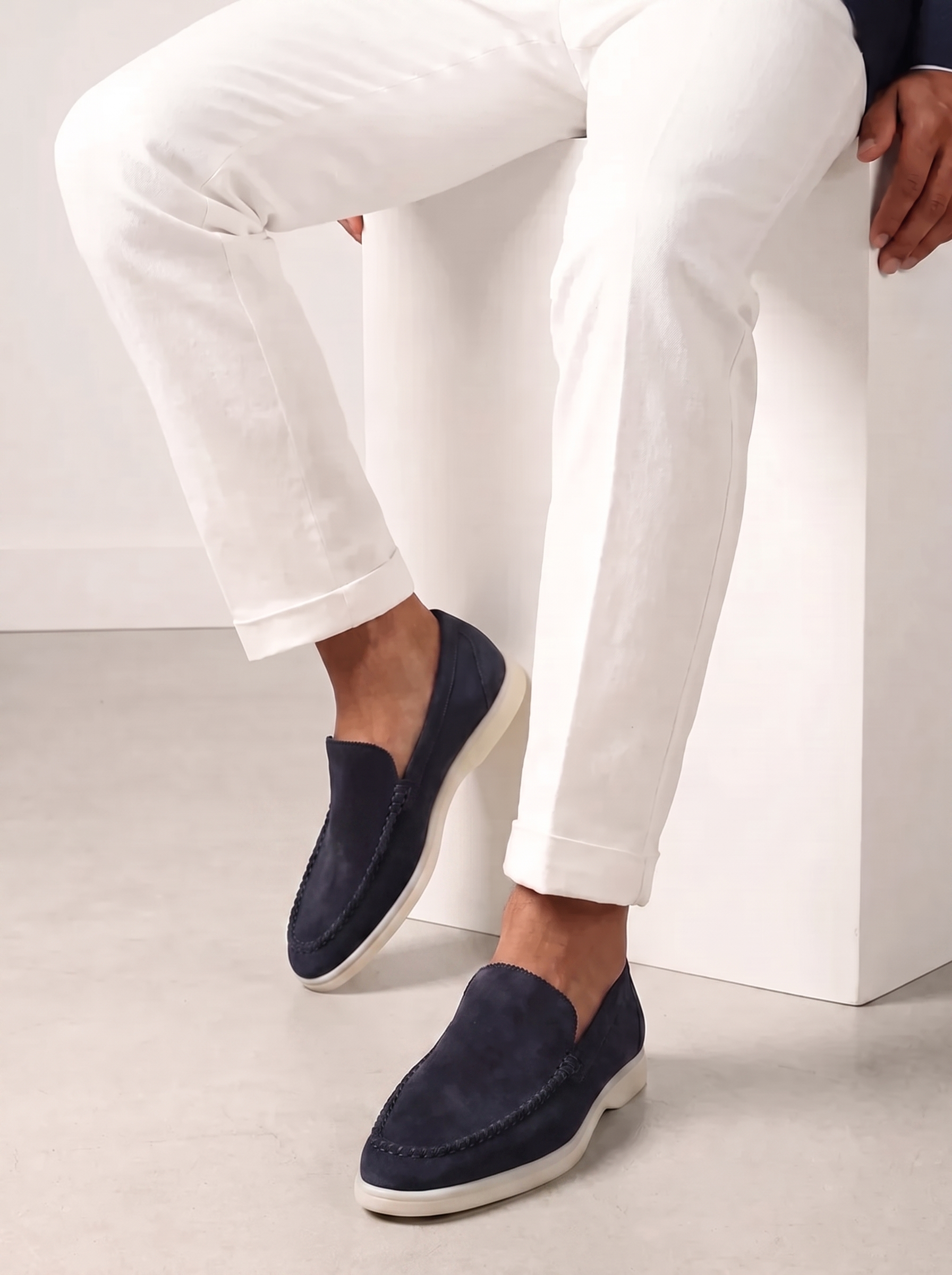 Navy Day Loafers