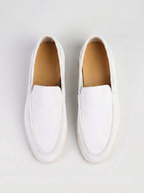 White Giorno Loafers