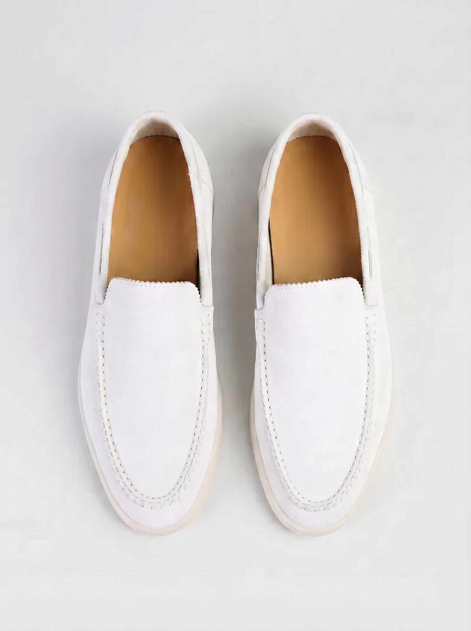 White Giorno Loafers