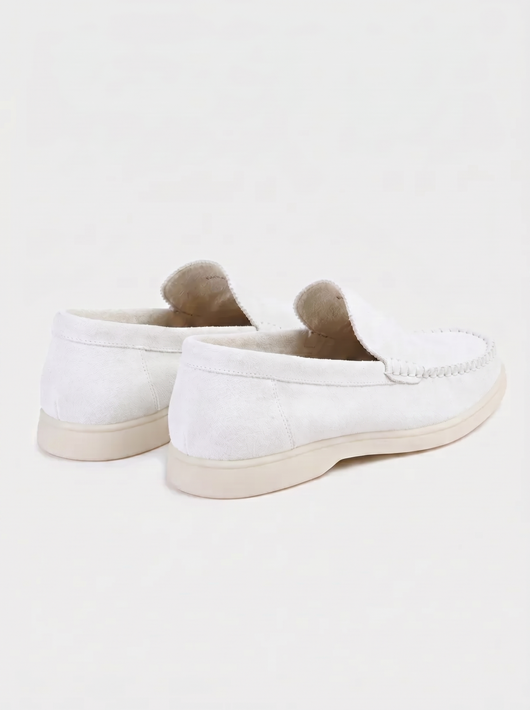 White Giorno Loafers