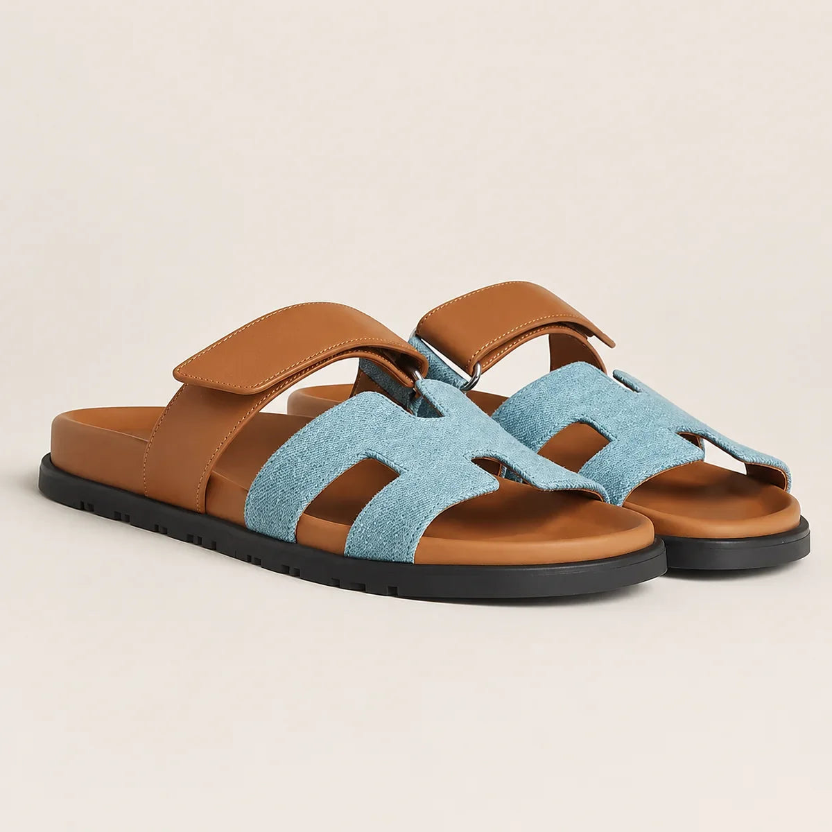 Sandali Saint-Tropez in pelle unisex, vista 4