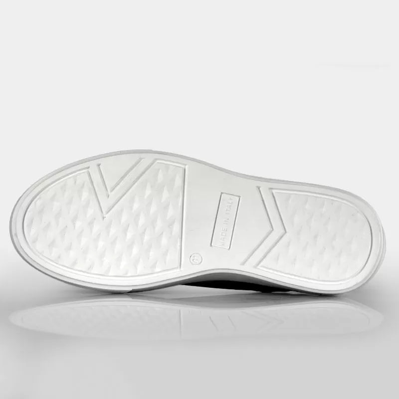 Modica — Sneakers Rialzate 6 Cm Bianche Da Uomo