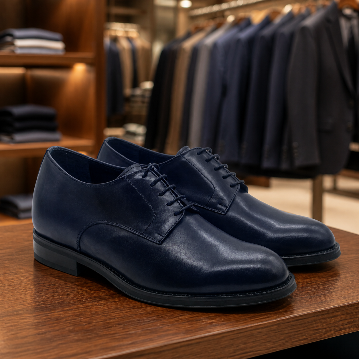 Maddalena blu esposta in boutique, vista 1