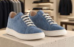 Benevento azzurra esposta in boutique, vista 1
