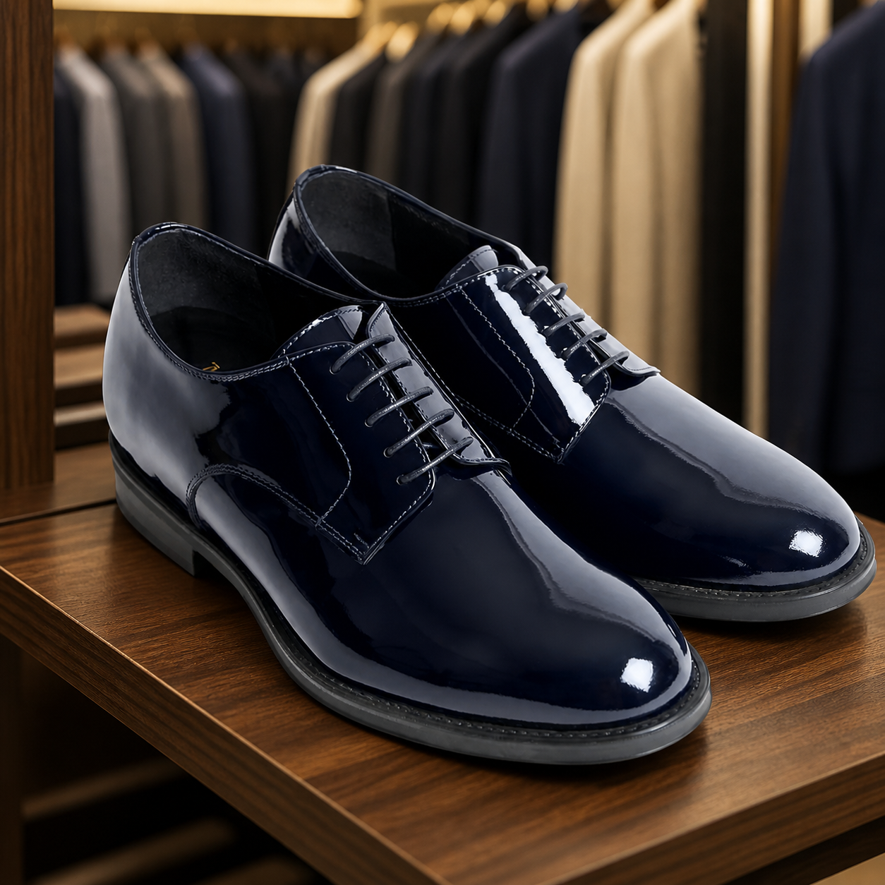 Bagnoregio blu esposta in boutique, vista 1