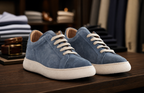 Benevento azzurra esposta in boutique, vista 2