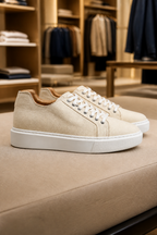 Amalfi beige esposta in boutique, vista 3