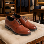 Maddalena marrone esposta in boutique, vista 3