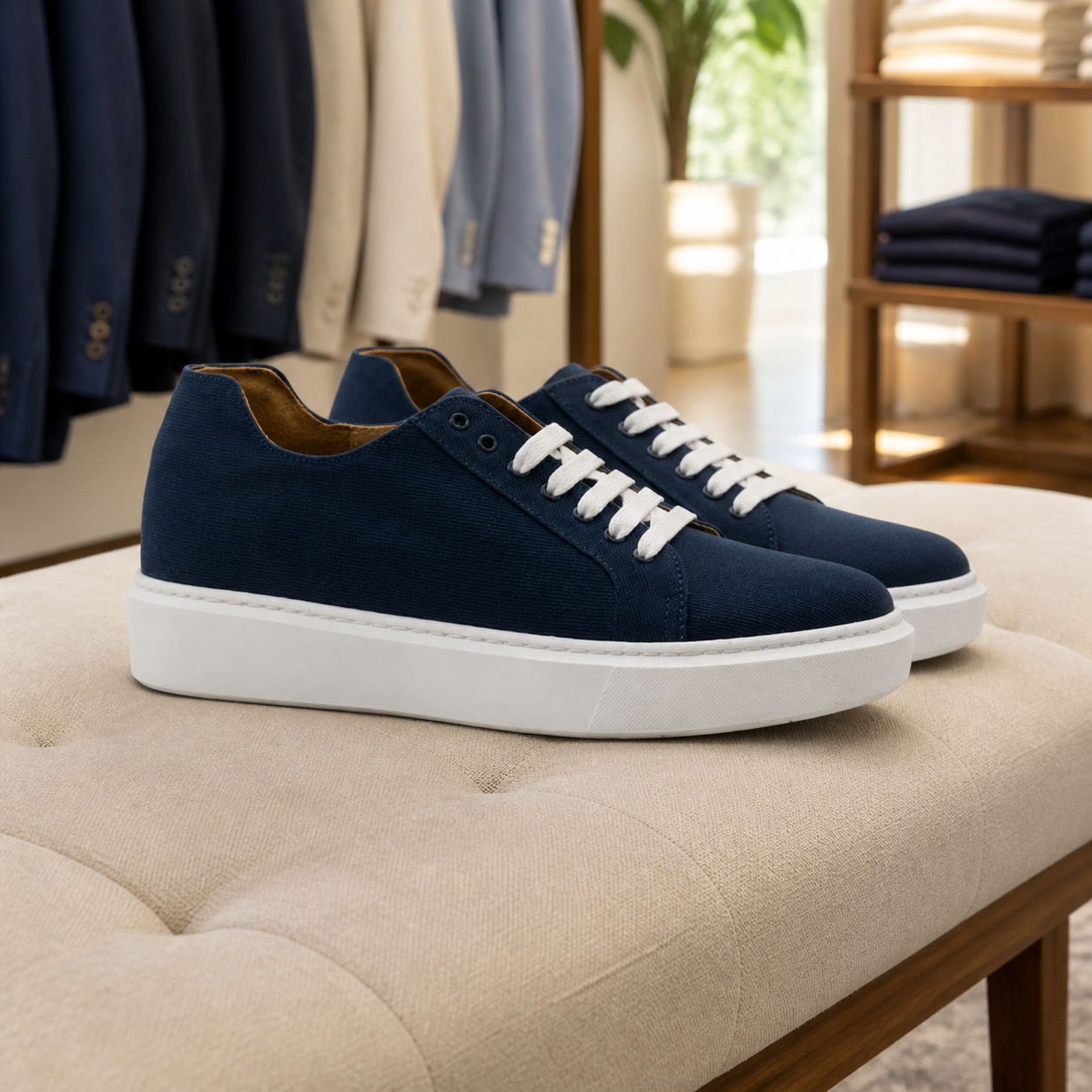 Amalfi blu esposta in boutique, vista 3