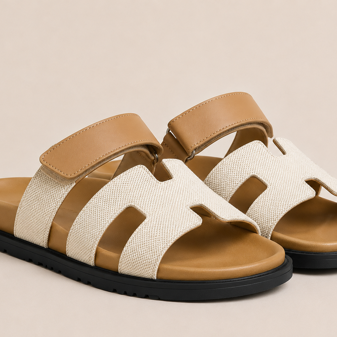 Sandali Saint-Tropez in pelle unisex, vista 6