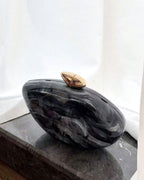Bianca Shell-Shaped Acrylic Evening Clutch