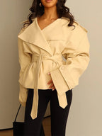 Molly Belted Cropped Trench Coat