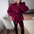 Molly Belted Cropped Trench Coat