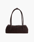Adora Suede Baguette Bag