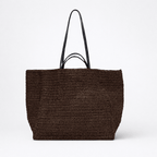 Bianca Handwoven Straw Beach Tote Bag