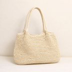 Brielle Woven Straw beach Tote Bag