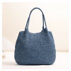 Brielle Woven Straw beach Tote Bag