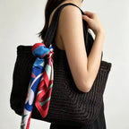 Hannie Bohemian Woven Beach Tote Bag