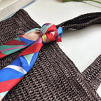 Hannie Bohemian Woven Beach Tote Bag