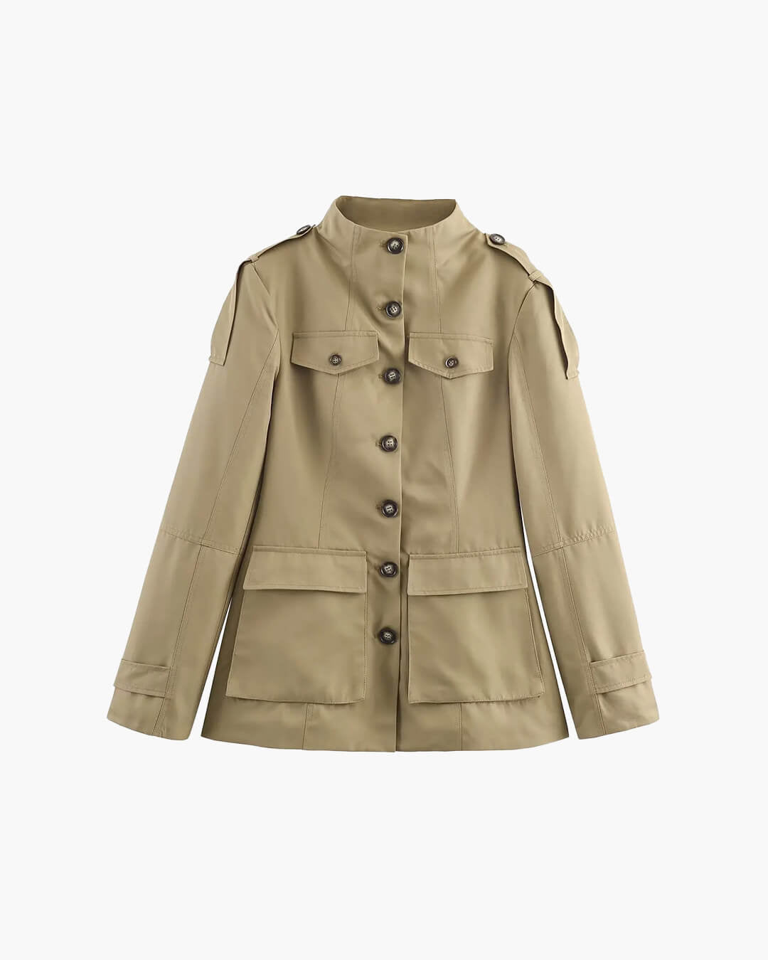 Petunia Fitted High Neck Jacket