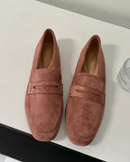 Adira Suede Slip-On Loafers