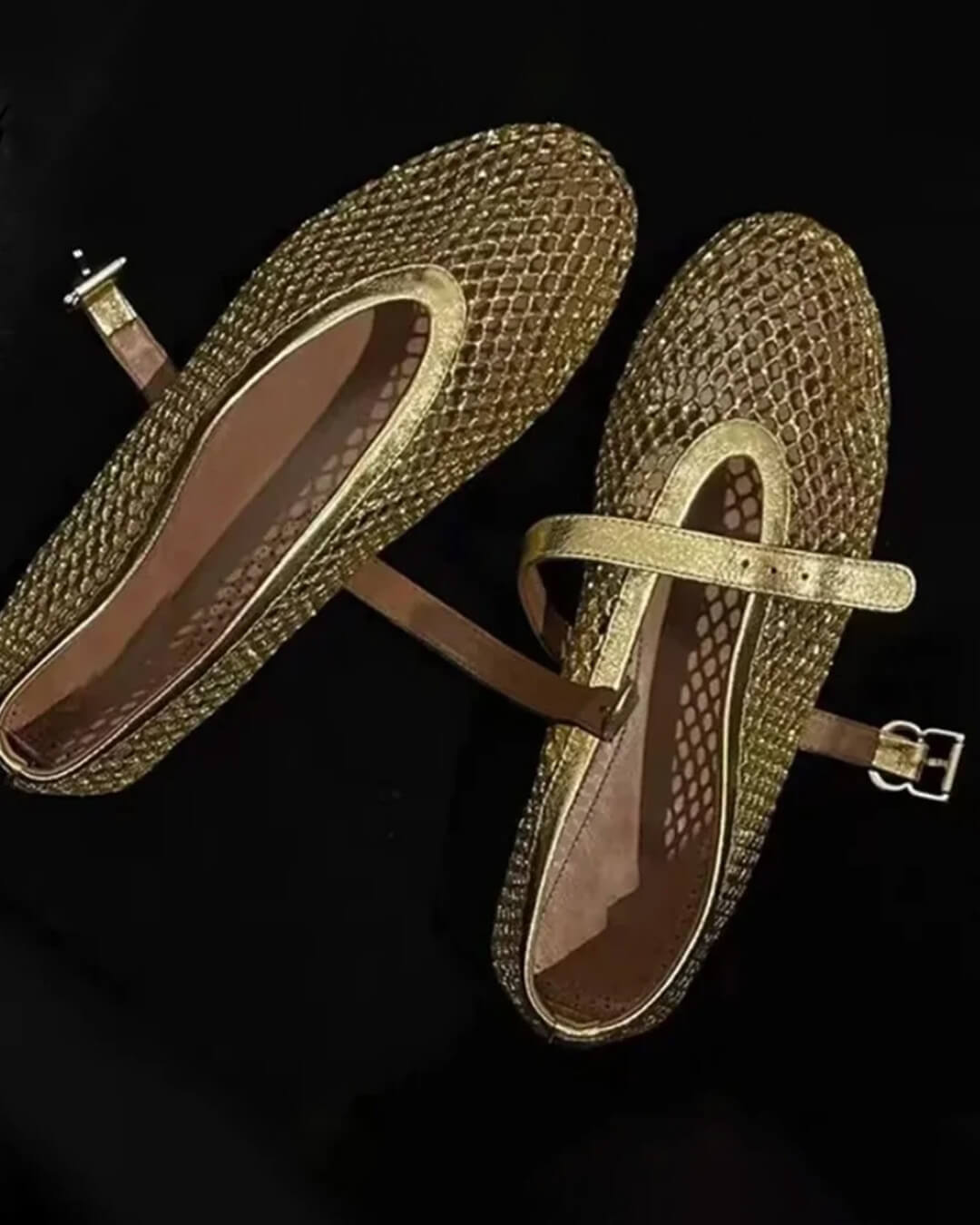 Elena Mesh Ballet Flats