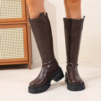 Feliz Knee High Leather Boots