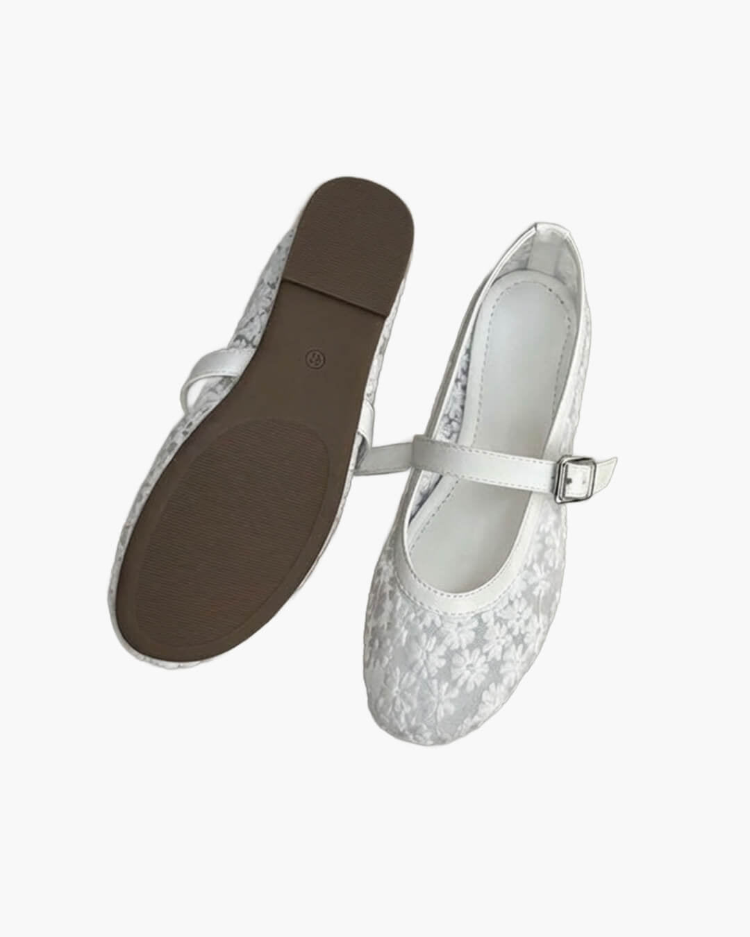 Helen Mesh Mary Jane Ballet Flats