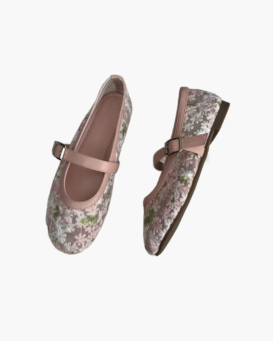 Helen Mesh Mary Jane Ballet Flats
