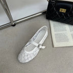 Helen Mesh Mary Jane Ballet Flats