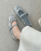 Helen Mesh Mary Jane Ballet Flats