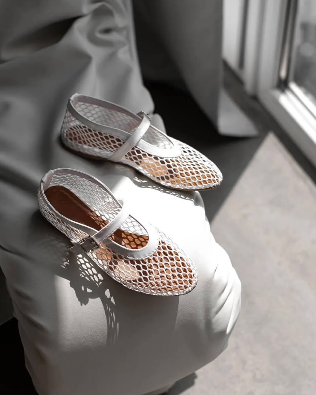 Margaux Mesh Ballet Flats