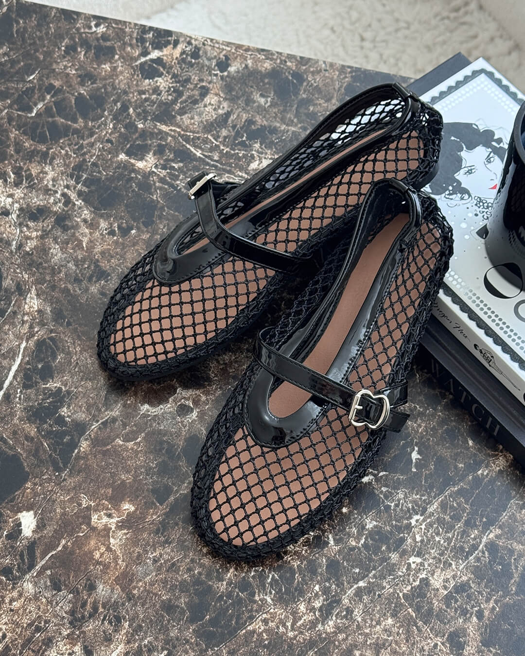 Margaux Mesh Ballet Flats