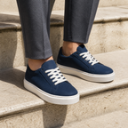 Amalfi blu indossata, close 3